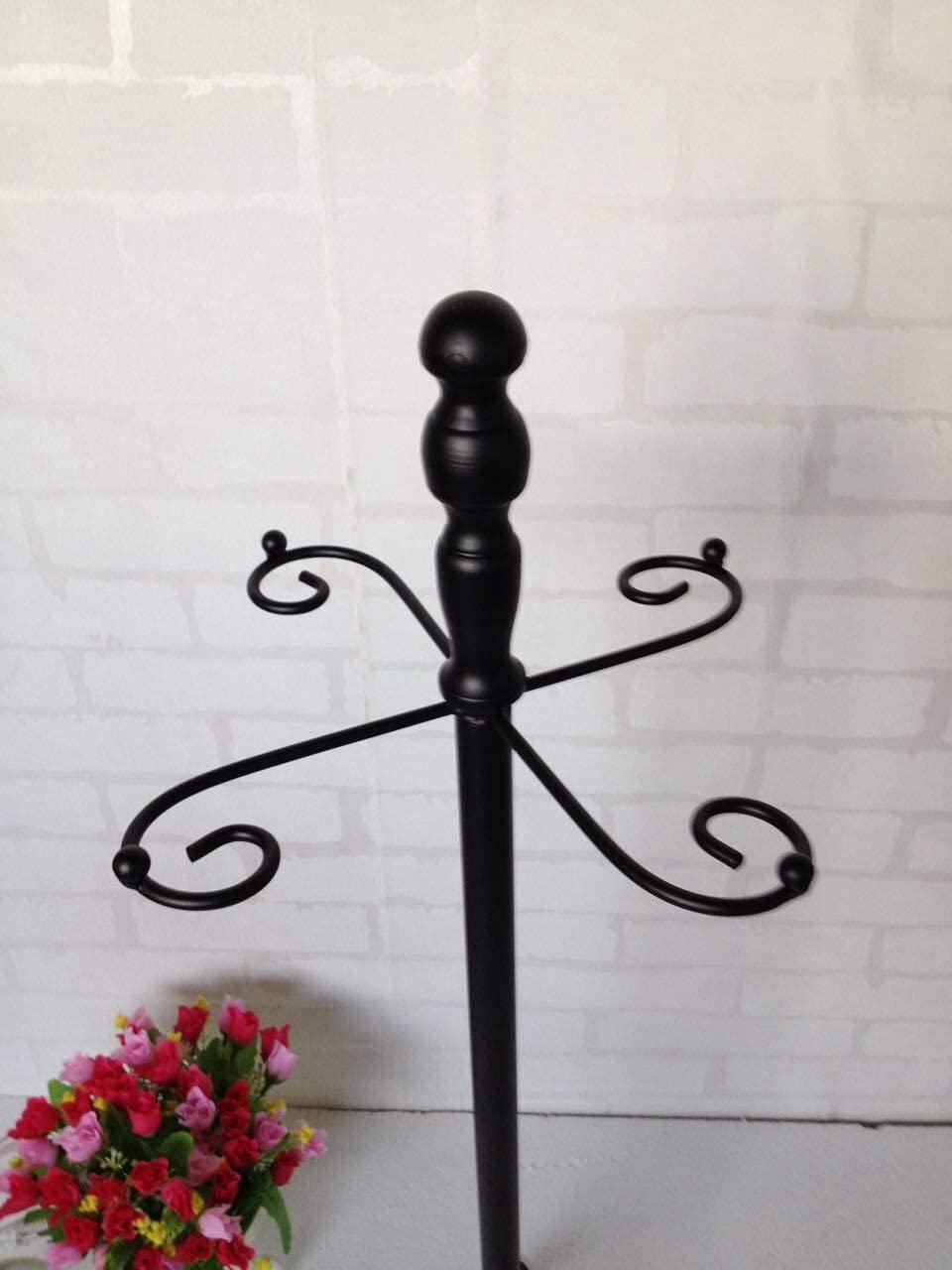 Set di Utensili per Camino 5 Pezzi Set di accompagnamento Tradizionale in Ferro battuto per Stufa a Legna e Carbone 75 cm Accessori Neri