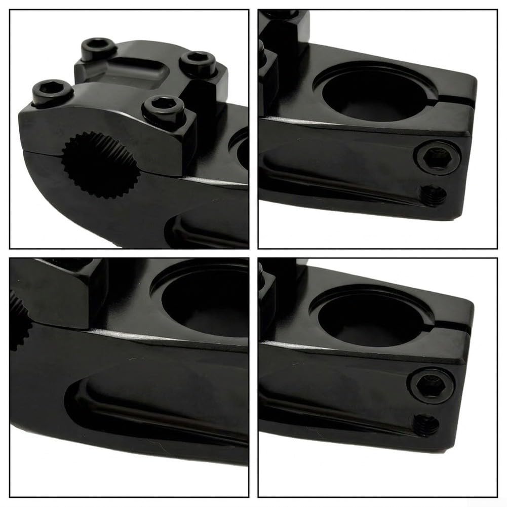 Attacco Manubrio Bici 22.2mm Estensione 50mm Alluminio