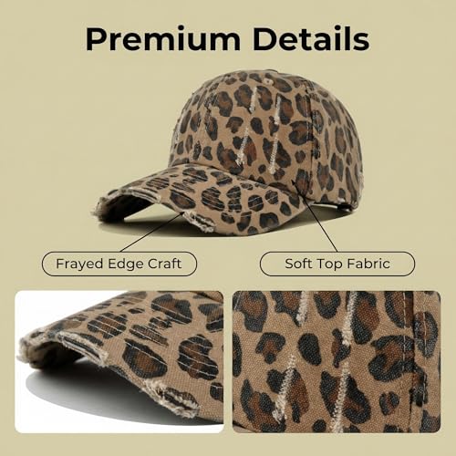 Sombrero con Estampado de Leopardo para Mujer miniatura 4
