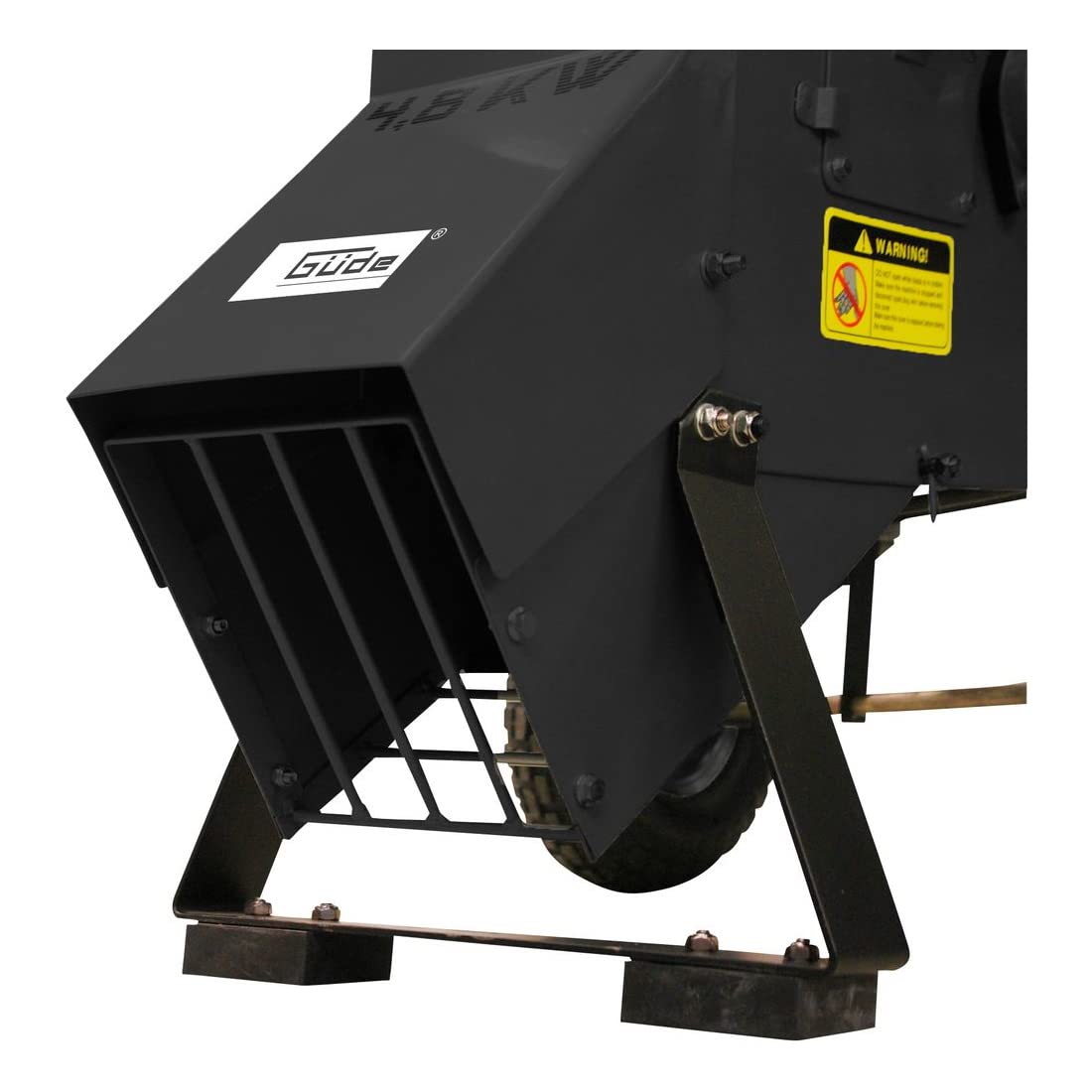 GÜDE GH 651 B Trituradora de jardín | Motor de gasolina | 4800 W de potencia | Para ramas con hasta 76 mm de diámetro | Suspensión