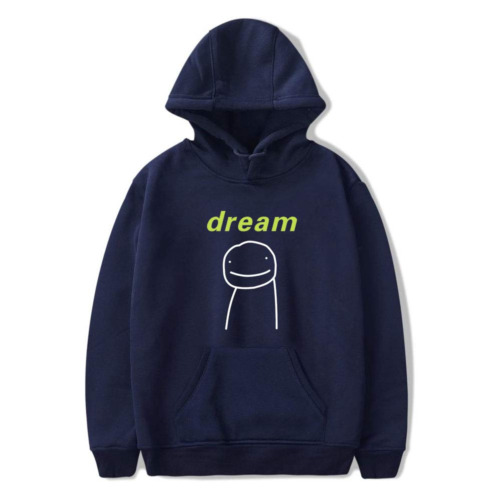 WAWNIDreamwastaken Dream Smile Merch Hoodie Sweatshirt Men/Women Harajuku Clothes Plus Size XXS-4XL
