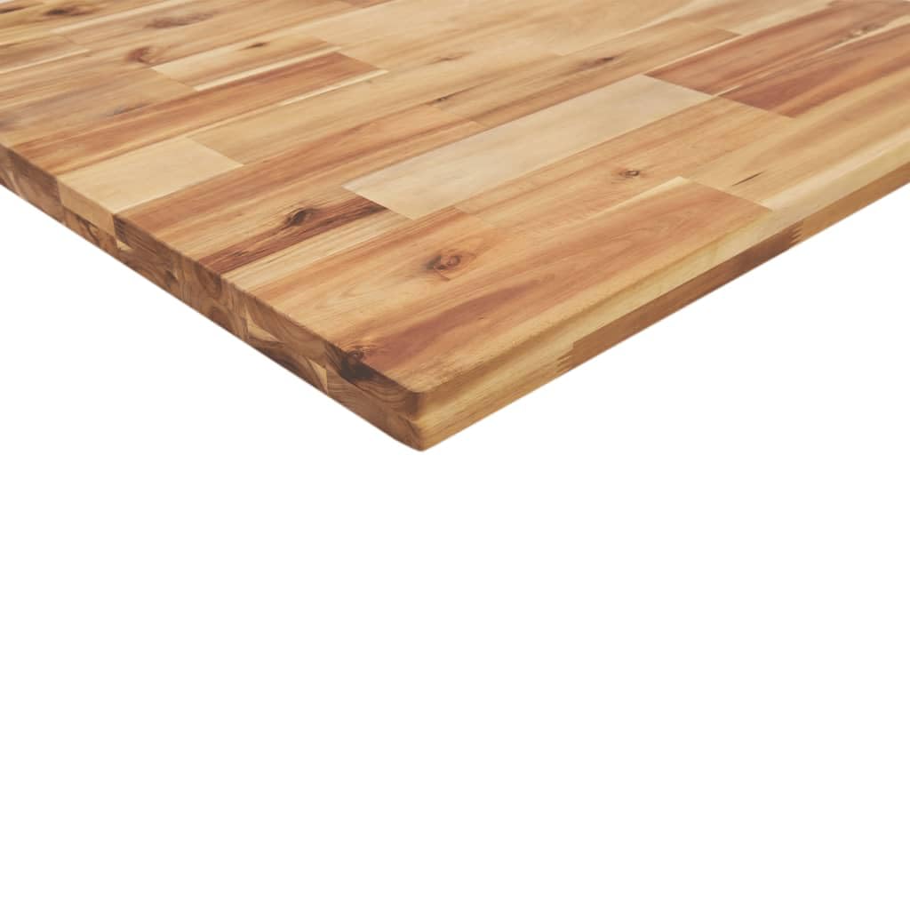 vidaXL Tischplatte, Regalbrett Rechteckig Massivholz, Wandboard Unbehandelte Oberfläche, Wandregal Holzregal Holzplatte, 140x40x4cm Akazienholz