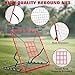 STMHOM Training Rebound Net, 5 Adjustable Angles Sports Rebounder Net with Steel Frame and Center Grid for Accuracy Practice, Bounce Back Net for Baseball Softball Fielding