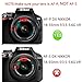 D3500 Lens Cap & UV Filter Digital Multi-Coated Slim Frame Glass for Nikon D3500 D3400 D5600 w/AF-P 18-55mm Lens, for Sony DSC-HX400 HX300