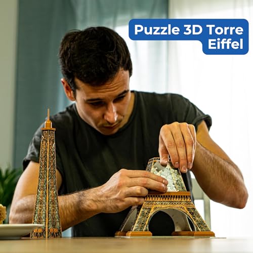 Puzzle 3D de la Torre Eiffel para disfrutar de una tarde de maquetas en casa 2
