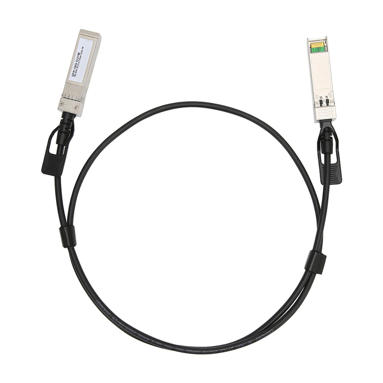 10G Sfp+ Dac Cable, Sfp+ to Sfp+ High Speed Stable 10g Sfp+ Twinax Cable, Zinc Alloy and Pvc Material Durable Material for Cisco, H3c, Juniper, Hp, Zte, Dell, Entel, Extreme
