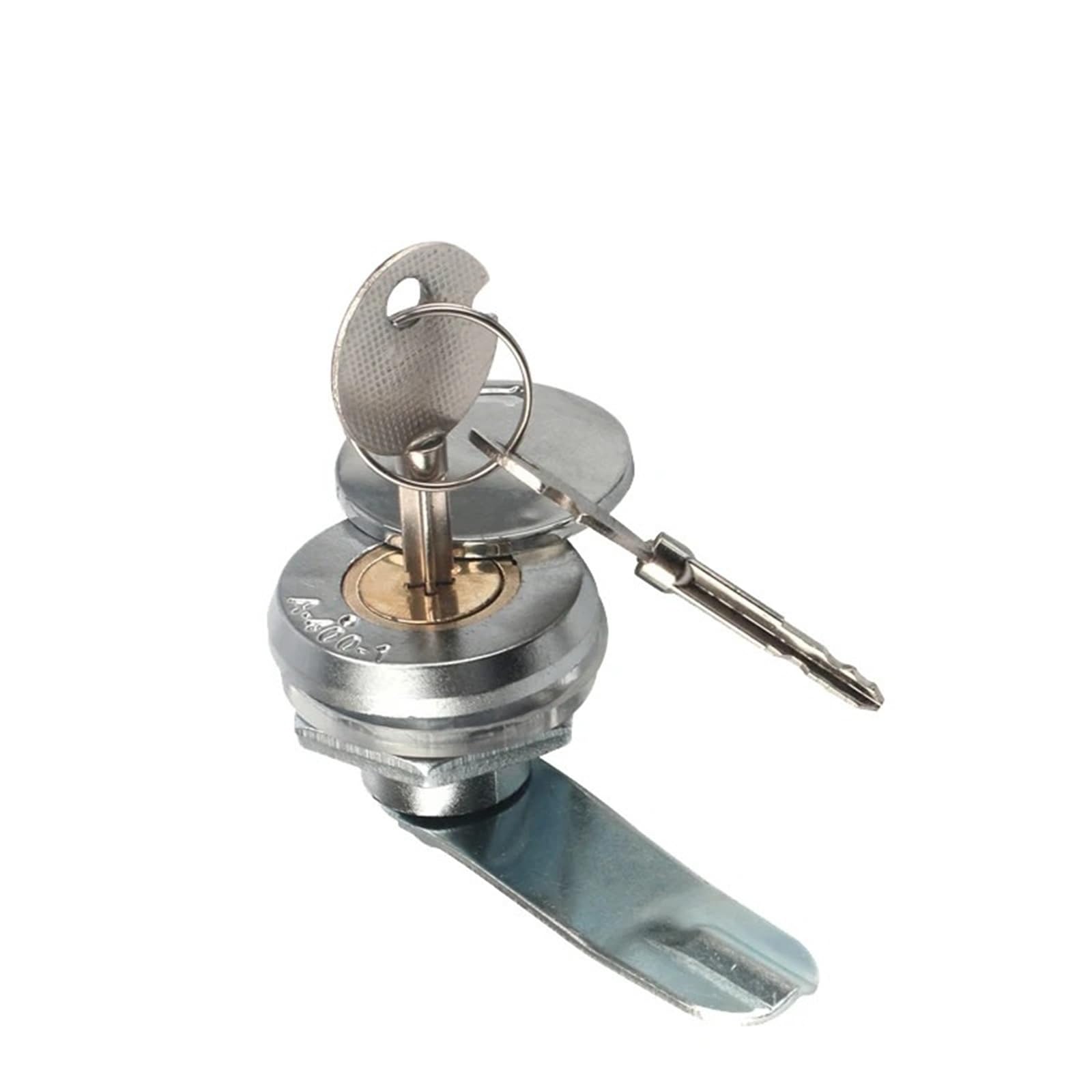 Serrure à languette rotative A400-1 ronde pour porte d'armoire