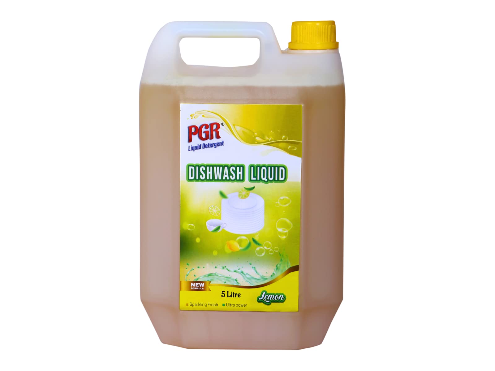 PGR liquid detergent Dishwash Liquid-Advanced Grease Fighting Formula For Sparkling Clean Dishes-(Lemon) 5 L (B0C1K8XSVW) Amazon Price History, Amazon Price Tracker