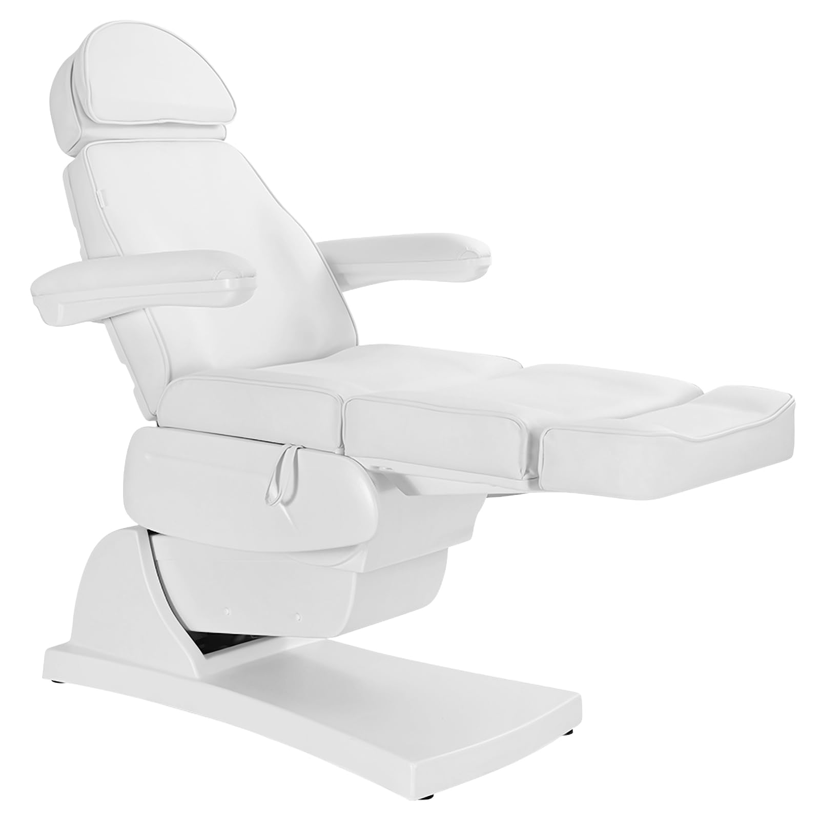 Physa Elektrische Kosmetikliege 3 motoren 200 W 197 x 60 x 65-89 cm 150 kg weiß Behandlungsliege Kosmetikstuhl Therapieliege Tattooliege