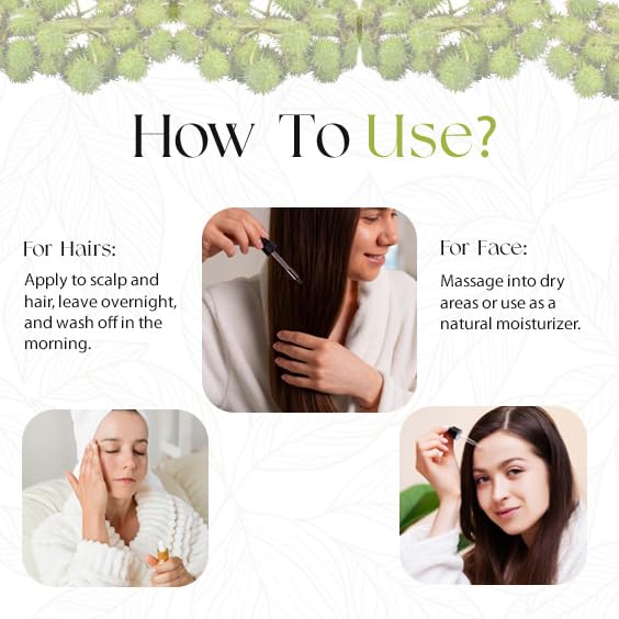 SANOOR® Jamaican Black Castor Oil – 100% Pure Cold-Pressed Elixir for Hair Growth, Eyebrows & Lashes – Nutrient-Infused Glow Butter – 60ml