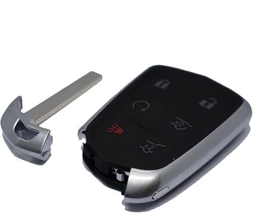 HYQ2AB - Llavero remoto de entrada sin llave de 315 Mhz con 6 botones para Cadillac Escalade 2015-2019 Reemplazar 13580812 13544036 13510242 13598511