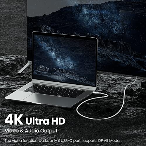 Fasgear USB-C 3.2 Gen 2x2 kabel 1,8m 90° L-design 20 Gbps 4K@60Hz video 100W opladen voor MacBook, Samsung, iPad - Afbeelding 4
