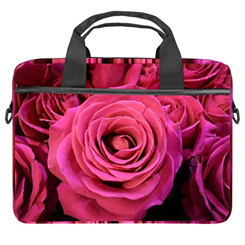 Sac ordinateur 13 pouces fleur rose et tigre tropical pour PC portable