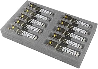 StarTech.com Cisco GLC-T Compatible SFP Module (10 Pack) - 1000BASE-T - SFP to RJ45 Cat6/Cat5e - 1GE Gigabit Ethernet SFP - RJ-45 100m - Cisco Firepower, ASR920, IE2000 (GLCT10PKST), Silver