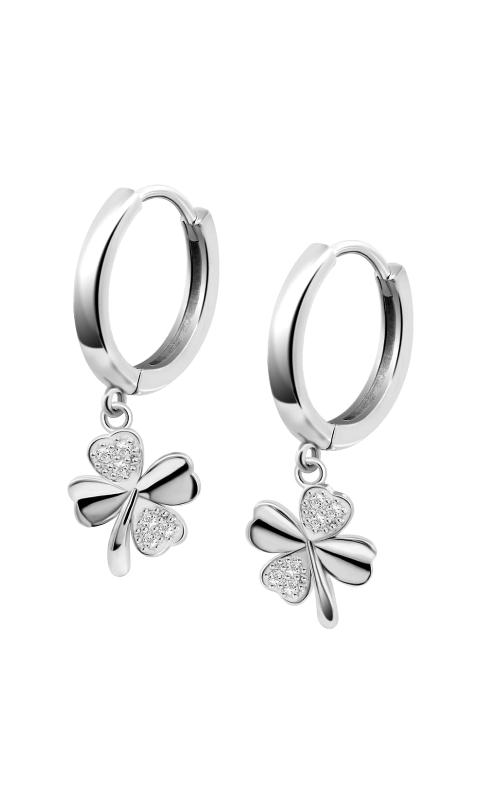 LOTUS SILVER Pendientes LP3108-4/2 Mystic Plata Trébol Mujer