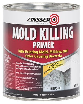 qt Zinsser 276087 White Zinsser, Mold Killing Primer Water-Based Mold Killing Primer (Pack of 3)