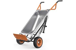 Worx WG050 8-in-1 Carretillas Garden Cart/Wheelbarrow Heavy Duty/Dolly