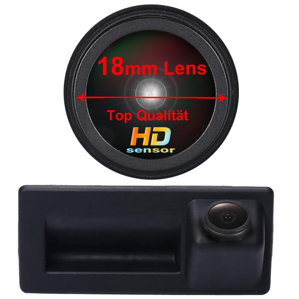 HD Car IP68 1280 pikseli, uchwyt bagażnika, jazda wsteczna, pomoc w parkowaniu, kamera cofania, system cofania, zamiennik do Audi A4L/V W Touran L/Tiguan L/Teramont/C-TREK/Skoda Superb 3 V Limousine