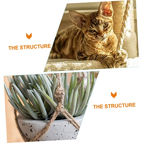 Yardwe Corda Para Arranhar Gatos Uso Diário Artesanato Fio De Juta Corda De Sisal Para Arranhador De