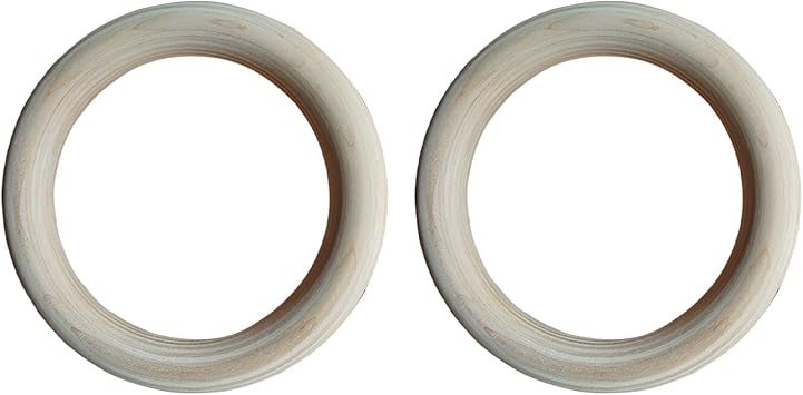 Gymnastics Rings | 2 Pieces Gymnastics Grips | Fitness Rings | for Home Gym Fitness Exercise Playground Indoor Outdoor