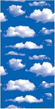 Decorative Blue Sky Contact Paper Peel and Stick Wallpaper for Walls Photo Background Kids Nursery Room Bedroom 17.7x78.7 Inches