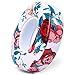 WC Extra Thick Replacement Earpads for Beats Solo 2 & 3 by Wicked Cushions - Ear Pads for Beats Solo 2 & 3 Wireless ON-Ear Headphones - Soft Leather, Luxury Memory Foam, Strong Adhesive | Floral White