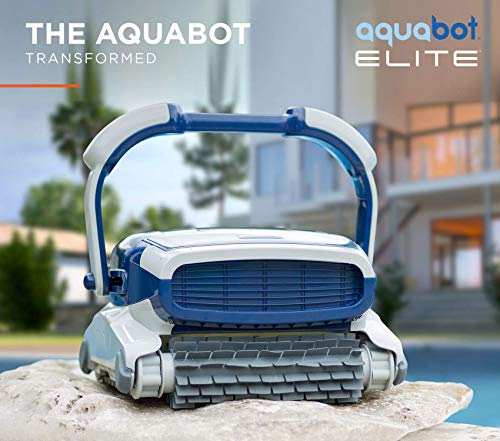 Aquabot Elite Robotic Pool Cleaner for Gunite, Concrete, Pebble Pools with Anti-Tangle Swivel, Massive Dual Cartridge Filters, 3 Yr Warranty - Thumbnail 6