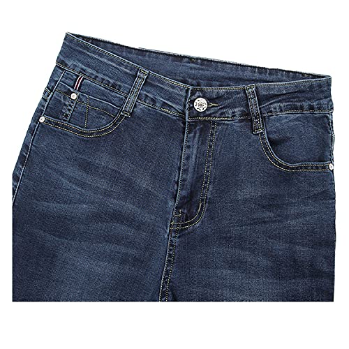 women39s knee-length denim shorts high rise slim bermuda short summer casual cozy stylish stretchy short jean legging