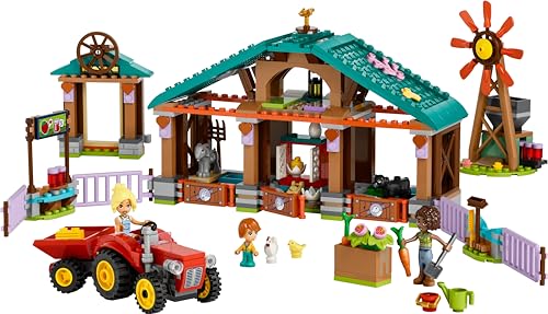 Image of LEGO Friends Farm Animal Sanctuary Toy Set with 8 Figures 42617