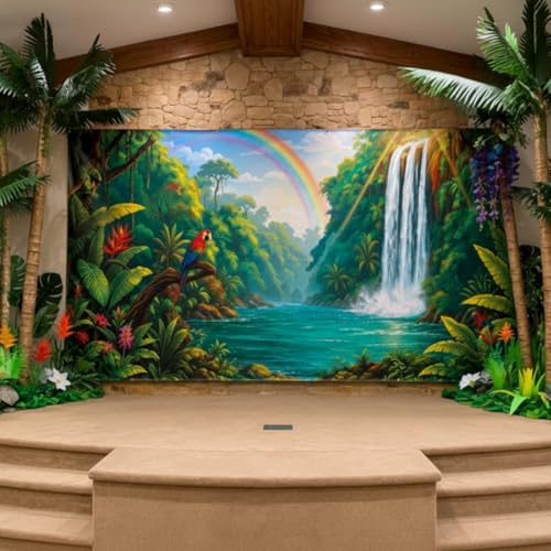 Fondo de Selva Tropical Moukeren 240x110 cm miniatura 1