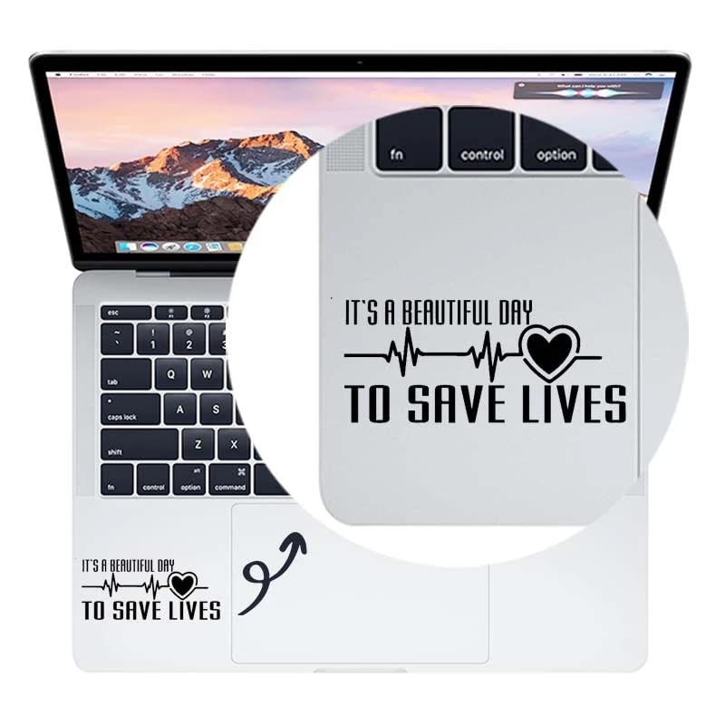 GADGETS WRAP Vinyl Decal Sticker Greys Anatomy Trackpad Quote Laptop Sticker for MacBook Pro Air Retina 11 12 13 14 15 inch Vinyl Mac Notebook Touchpad Decal (Item Finish Size : 6cm x 6cm) (B0BRMQ4D52) Amazon Price History, Amazon Price Tracker