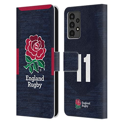 Étui en cuir Samsung Galaxy A13 finition premium England Rugby Union sous licence Head Case
