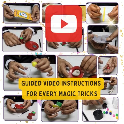 Image of The Grand Magic KIT-Best Magic Box for Kids 4+|100+ Tricks & Illusions|Fun & Educational Toys for Young Magicians|Easy-to-Learn Magic Set|Ultimate Gift for Birthday Parties,Multi Colour