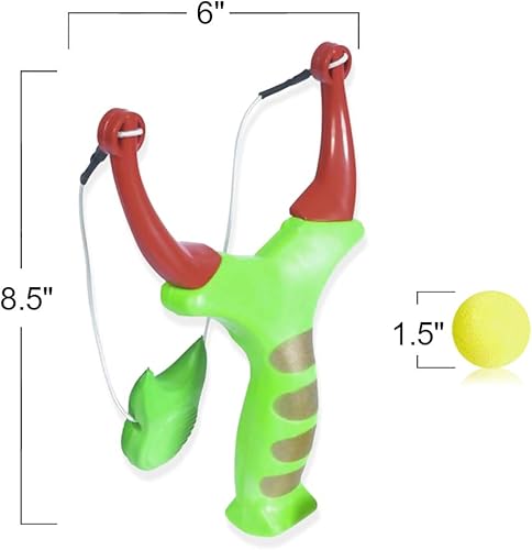 Miniatura 3 de ArtCreativity - Tirachinas para niños con 3 bolas de espuma, juguetes al aire libre para niños y niñas, juguetes de tiro para niños, para patio,