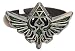 Produktbild The Legend of Zelda - Ring with Green Triforce Logo - Maat S