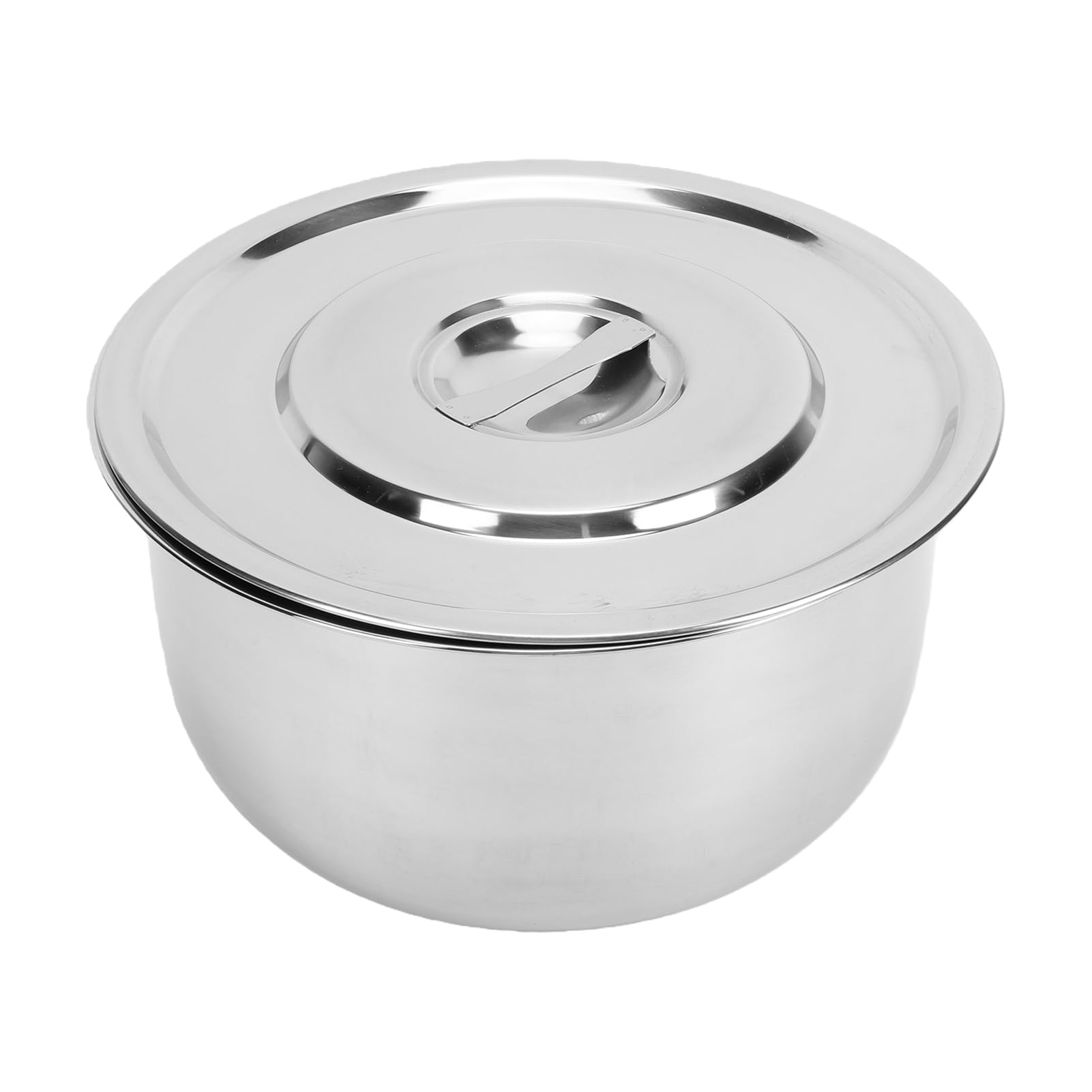 RIZGHWOY Pentola in Acciaio Inox, Casseruola Grande 32 Cm 10000 Ml, for