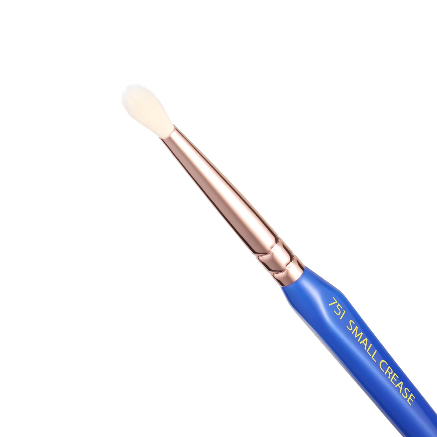 Bdellium Tools Professional Makeup Brush - Golden Triangle 751 Small Crease - With All-Vegan Synthetic Fibers, For Defining the Crease (Blue, 1pc) - Image 6