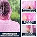 TonJin 1 Pack Rain Ponchos for Adults Reusable, New upgraded Thickened EVA Travel Raincoat Jacket with Hoods and Sleeves, 3D Pink Waterproof Capes Ponchos for Men Women Outdoor Hiking Camping