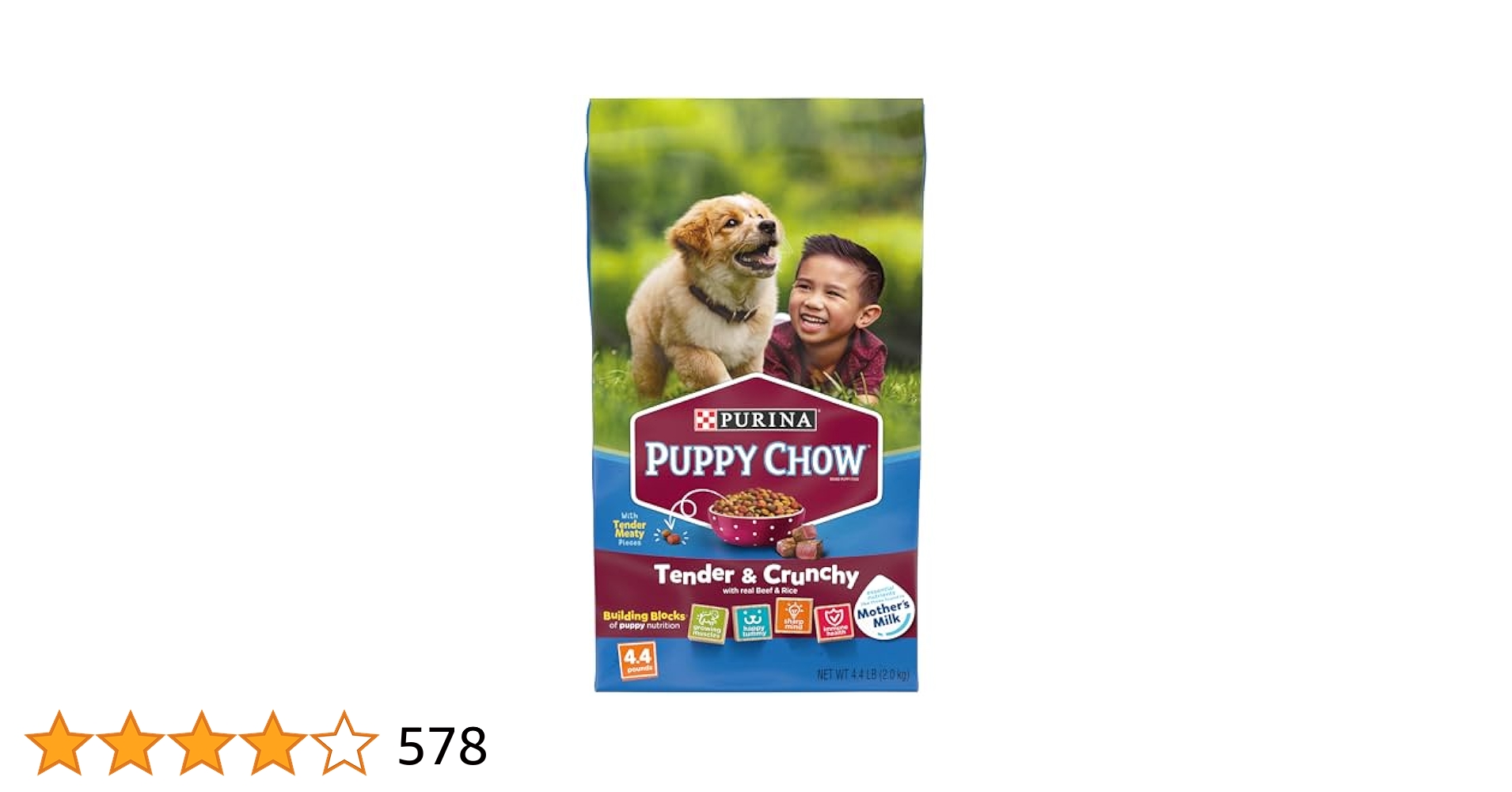 purina puppy chow blue bag