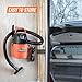 Armor All® AA155 1.5-Gallon 2 Peak HP Portable Wet/Dry Vacuum, Orange
