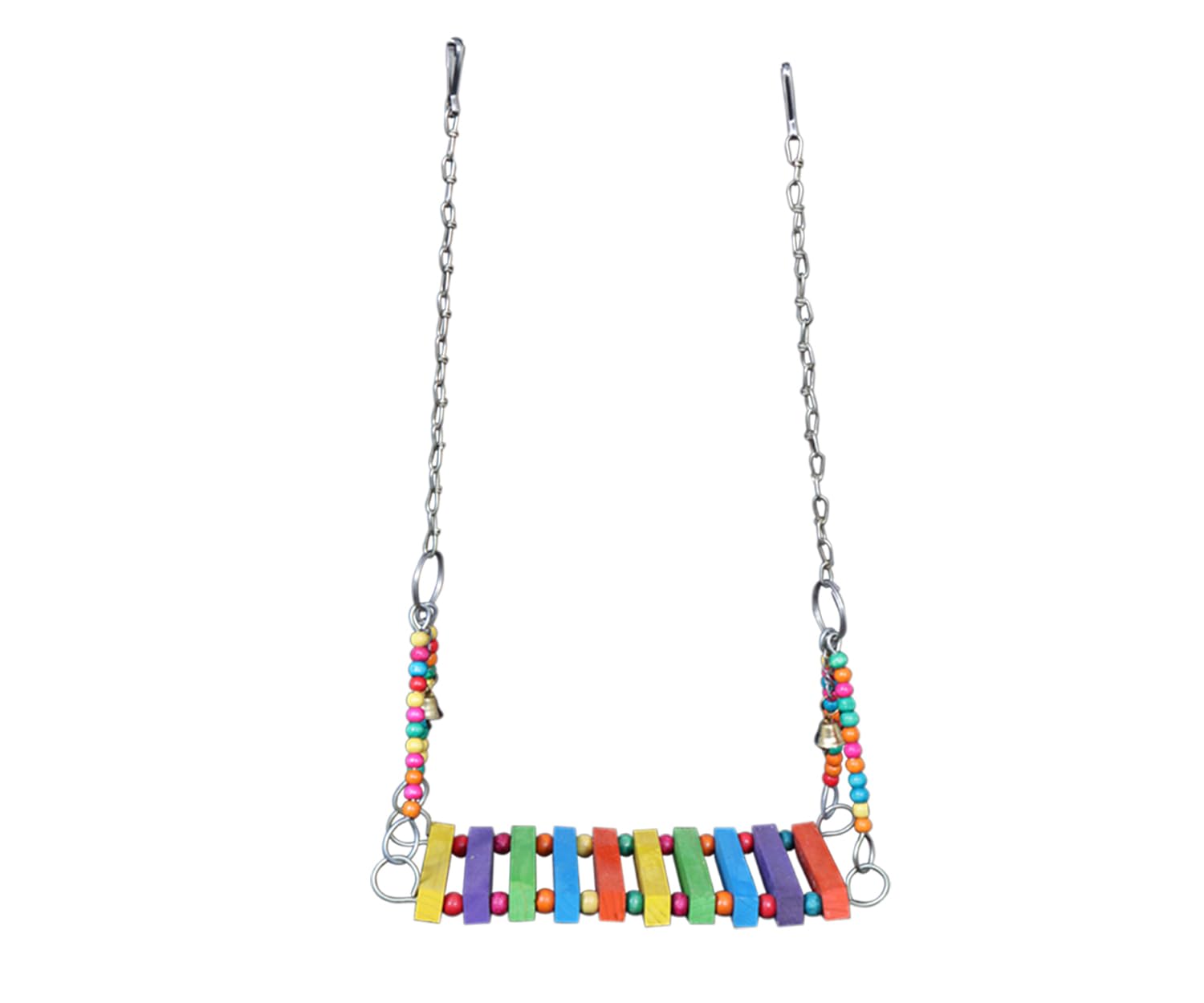 Roots Creations Toys Birds Swing Small Size Colourful Natural Wood Parrot Toys cage Accessories Climbing Toy Wooden Training Aids for Birds & Wooden chew Toy for Birds (B0BQ2TSJH7) Amazon Price History, Amazon Price Tracker