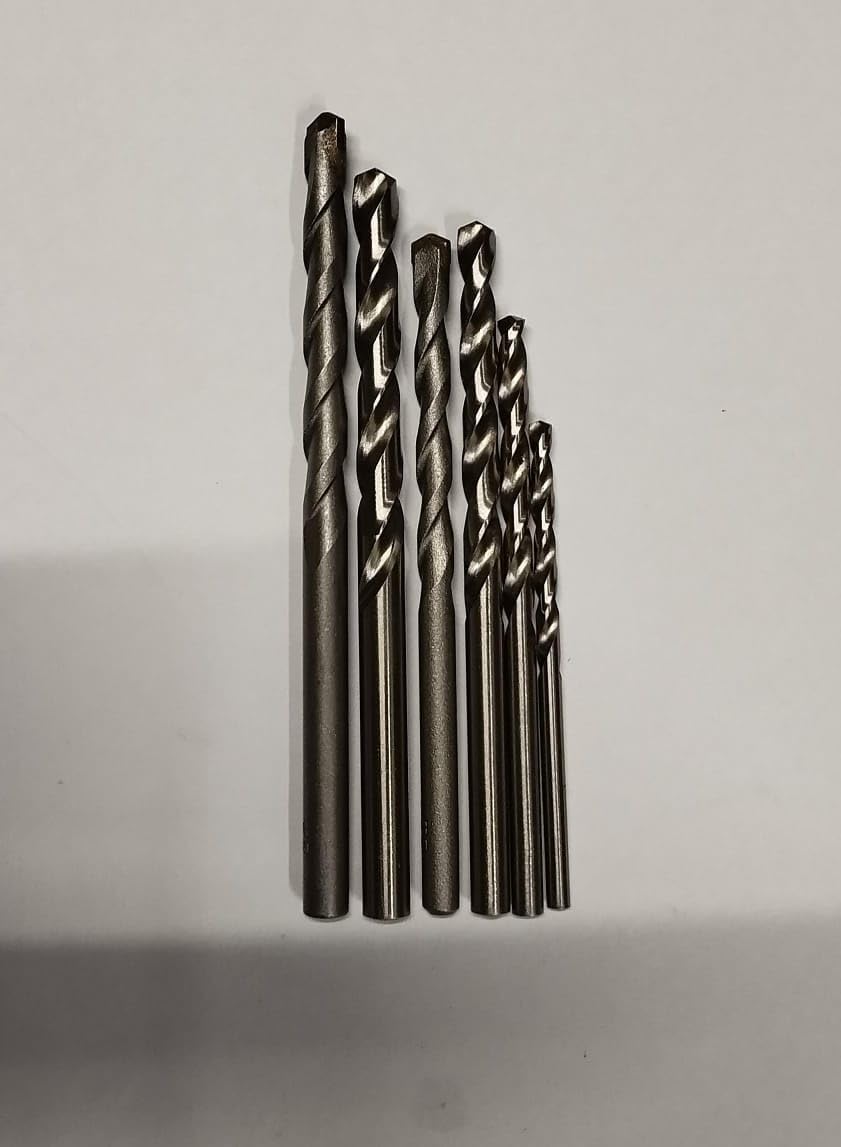 See full amazon price history chart for TOMAHAWK® 6 Drill Bits Set I 2 Wall, 2 Wood, 2 Metal Bits I Universal Bits for 10mm & 13mm Drills I For Wall Concrete Wood Metal Aluminium Plastic HSS Compatible with TOMAHAWK® Drill machine TOMAHAWK® 6 Drill Bits Set I 2 Wall, 2 Wood, 2 Metal Bits I Universal Bits for 10mm & 13mm Drills I For Wall Concrete Wood Metal Aluminium Plastic HSS Compatible with TOMAHAWK® Drill machine (B0D9BWTTSV) Amazon Price History, Amazon Price Tracker