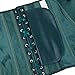 Corsets for Women Faux Leather Corset Top Steampunk Corsets Zipper Bustier Pirate Costume Dark Green 6X-Large