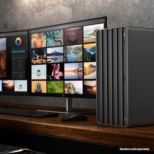 Image of HP Envy Intel i7 Tower Desktop, Intel i7-14700, Intel UHD Graphics, HDMI, SD Card Reader, Wi-Fi 6, Windows 11 Home, Black (32GB RAM | 2TB SSD)