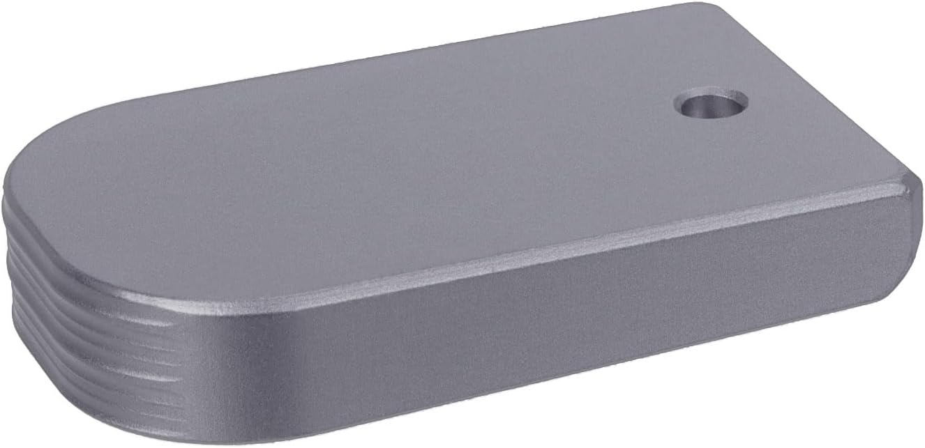 NDZ Performance Magazine Floor Base Plate for Glock 43X & Glock 48 9mm, Aluminum Black Laser Engraving, Made in The USA - Choose Image & Engraving Color