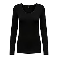 ONLY Onllive Love LS O-Neck Top 3-Pack CS Jrs Maglietta a Maniche Lunghe