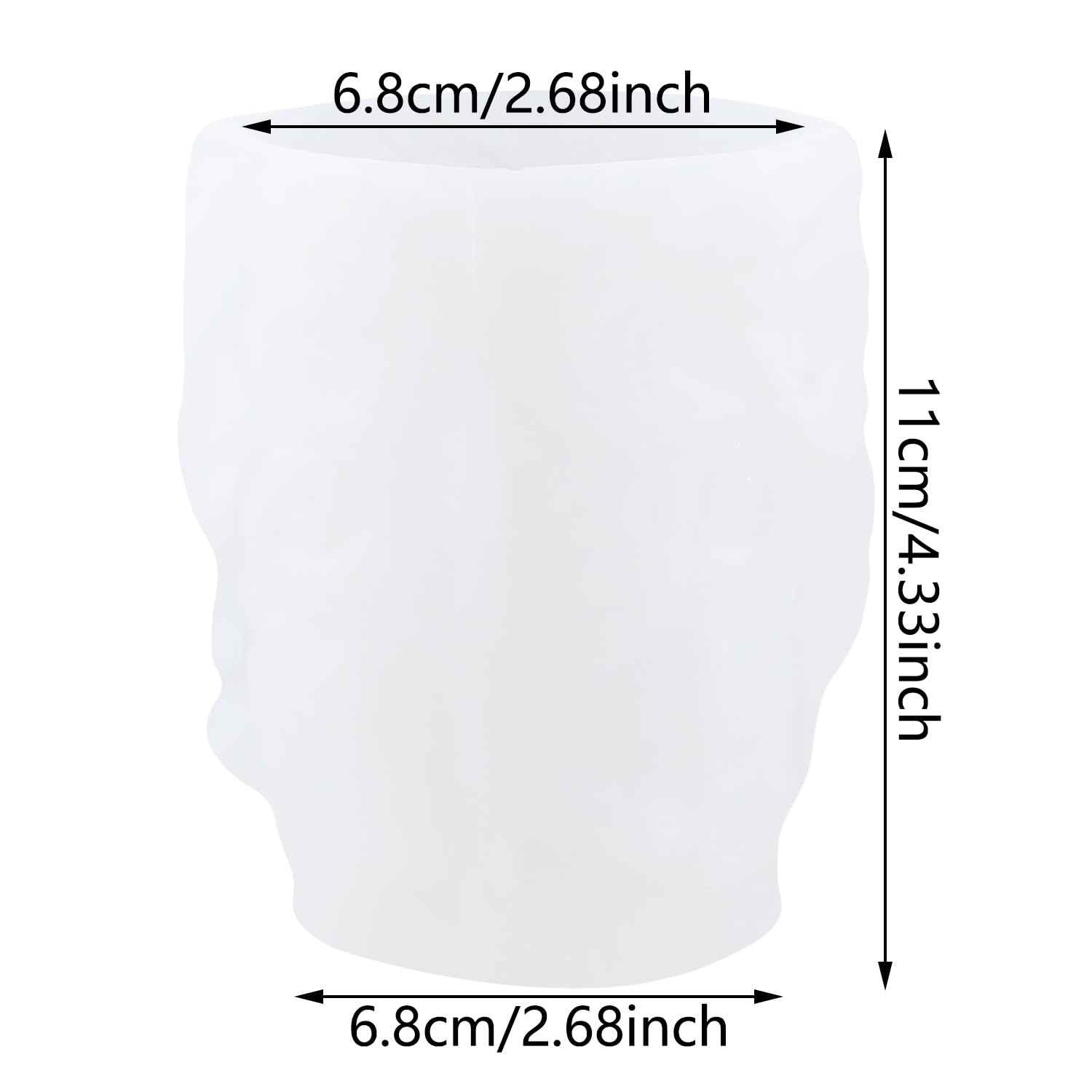 XIAOSHUI Witch Pillar Candle Mould Halloween Witch Owl Cylinder Resin Casting Moulds for Candles Making Aromatherapy Candles Wax Polymer Clay Home Decoration - Image 2