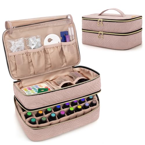 BAFASO Essential Oil Storage Case Holds 40 Bottles (5ml-30ml), Essential