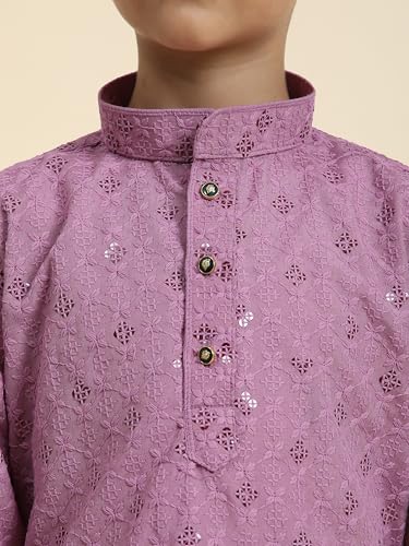 Image of Pro-Ethic Style Developer Boys Cotton Kurta Pajama For Kid's Ethnic Wear | Cotton Kurta Pajama (S-227)
