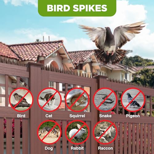 ISOTRONIC Bird Repellent Spikes, Pigeon Scarer for Repelling Birds Pigeons, Cats & Martens - Image 2
